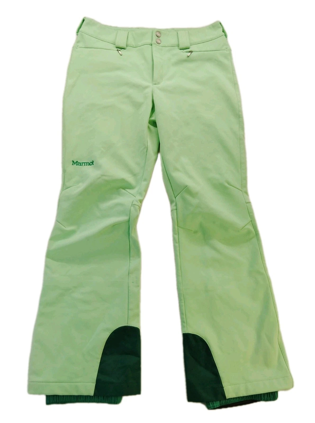 Marmot Ski Snowboarding Outdoor Pants Women Size Large (10) Lime Green