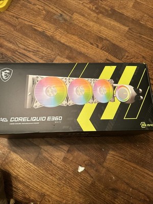 MSI MAG CoreLiquid E360 360mm AIO ARGB Cooler Triple 120mm Fans