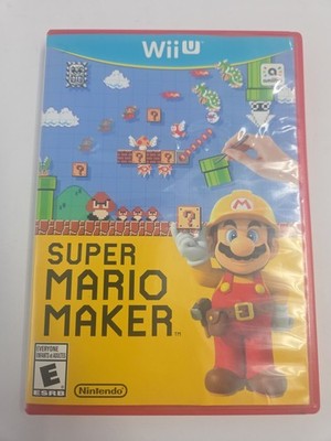 Super Mario Maker Nintendo Wii U 2015 Complete CIB Tested Works Great