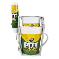 Pot Noodle Mug & Spinning Fork Chicken & Mushroom Kimm & Miller Perfect Gift Set