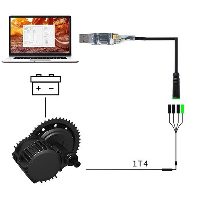 Für PC Anschluss Mid-Mount Motor Ebike Performance Controller Motor Tuning