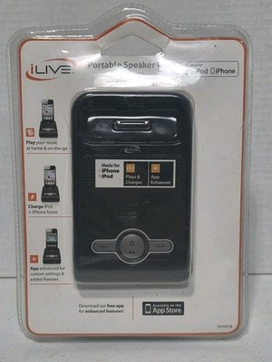iLive ISP091B iPod iPhone Audio Speaker Dock