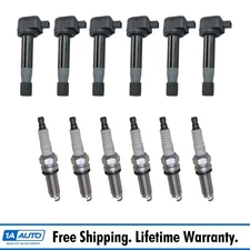 TRQ Engine Ignition Coil & NGK Spark Plug Kit 12 Piece Set for Acura RL TL V6