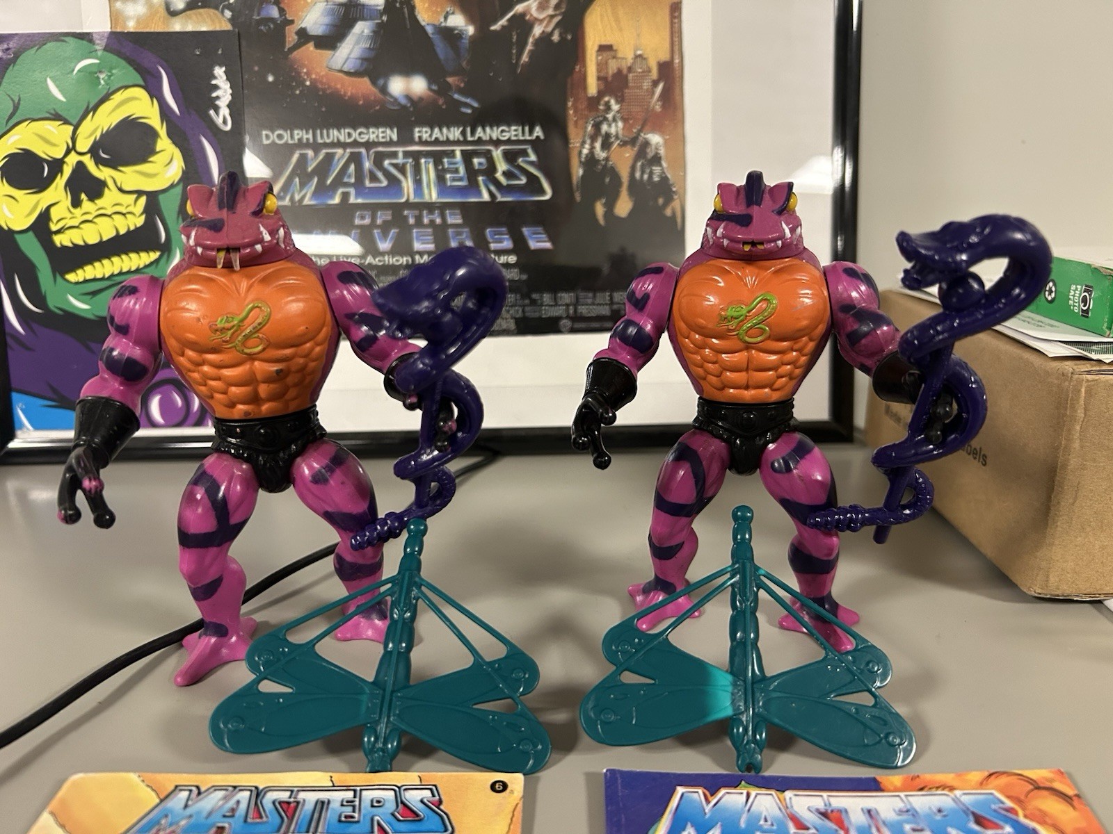 masters of the universe vintage Tung Lasher Lot (variants read description)
