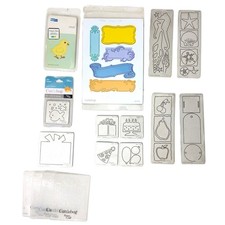 Lot of Cuttlebug Provo Craft and Quick Kuts Dies  Embossing Folders - 16 Pieces