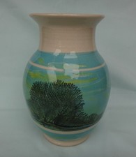 Vintage BOSCASTLE Studio Pottery Vase 15.5cm tall