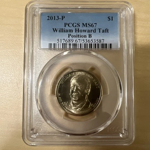 2013-P Presidential Dollar William Howard Taft — photo from the most recent tracked eBay sale