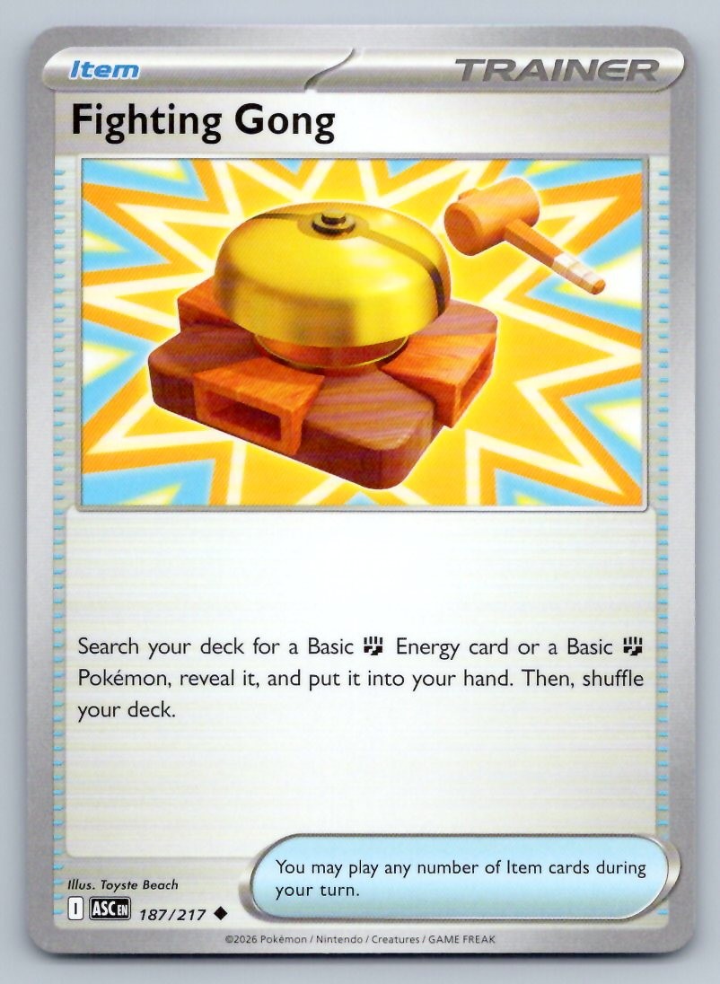 Pokemon Fighting Gong Ascended Heroes ASC UC 187/217 NM