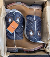 Twisted X  12 Mens Western Mocha and Navy Wor...