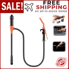 Battery Powered Electric Fuel Transfer Pump Portable Gas Oil Liquid Pump