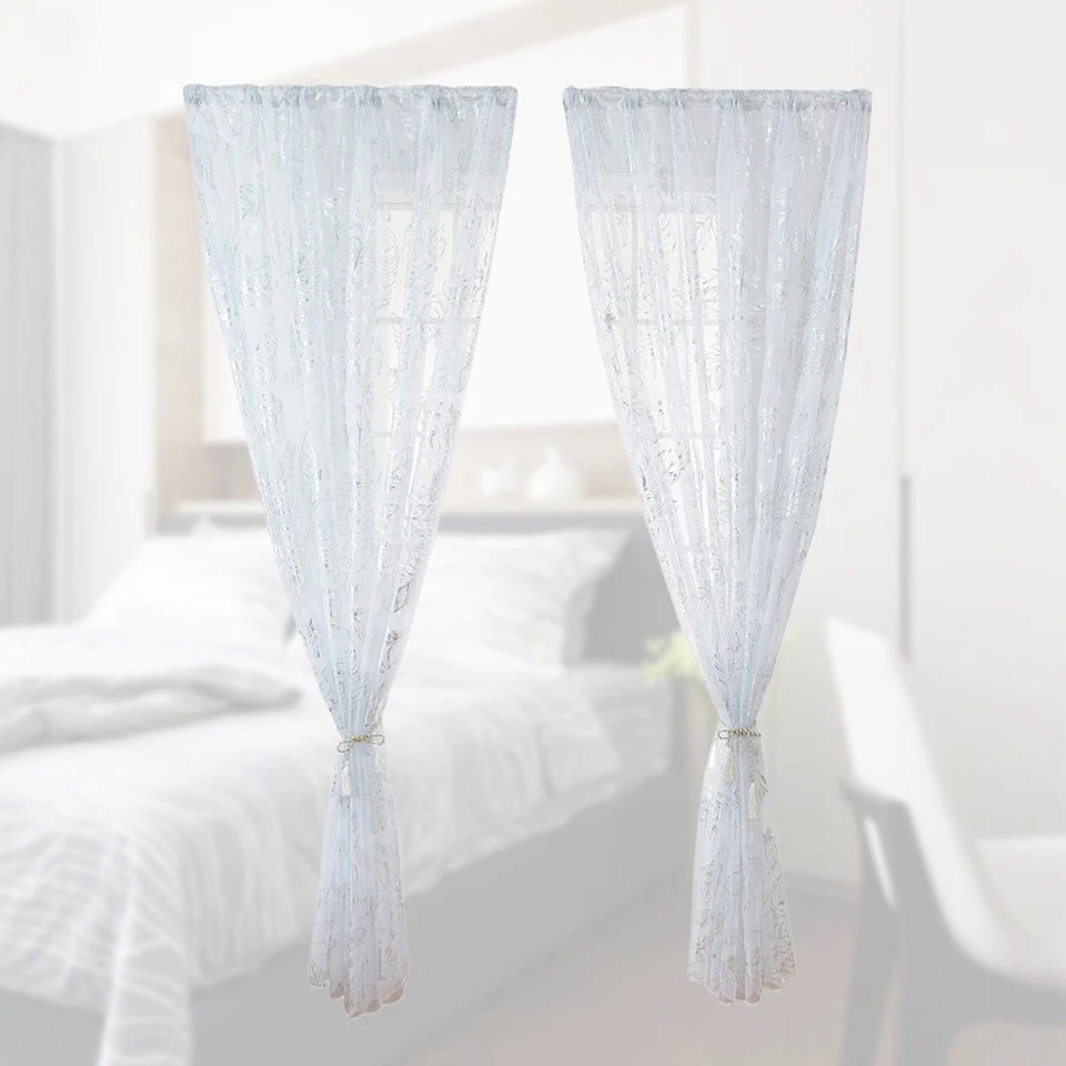 Tende Finestre Camera Da Letto Per Finestra Piccola Curtain Floreale - Immagine 2 di 4