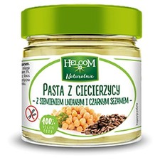 Pâte de pois chiches aux graines de lin et au sésame noir Helcom, 190g