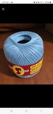 New South Maid Crochet Thread Cotton Color 488 Iris Blue Size 10 350 Yards