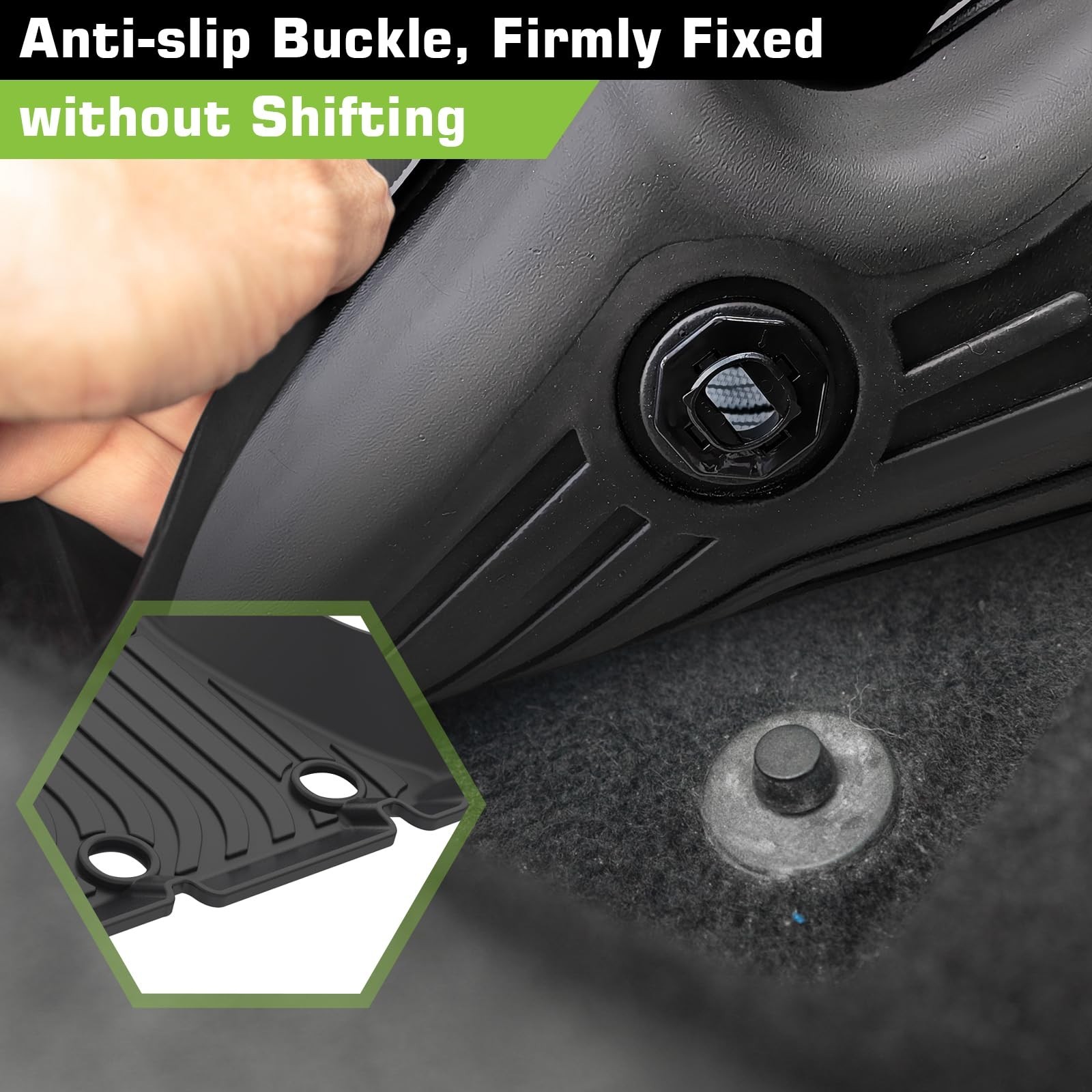 Floor Mats & Cargo Liner for Ford Escape Hybrid & Plug-in Hybrid 2020-2026, T...