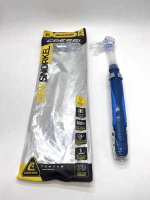CRESSI Dry Snorkel BlackBlue Unisex Premium Trockenschnorchel Snorkels