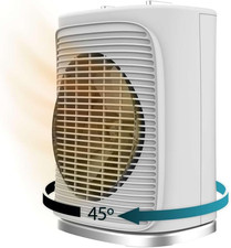 Riscaldatore Elettrico a Basso Consumo Readywarm 2050 Max Force Rotate White. Te