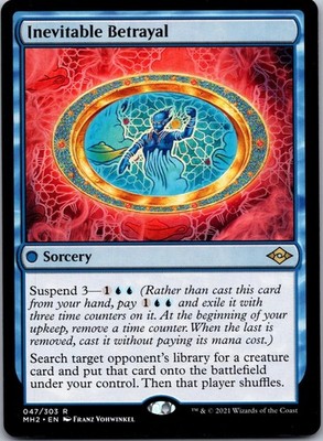 Inevitable Betrayal 47 Rare Modern Horizons 2 Magic: The Gathering Near Mint