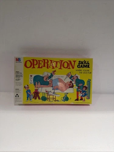 VTG Operation Game 1965 Milton Bradley Complete Not  Smoking Doctor Sealed