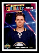 2020-21 Upper Deck UD Portraits #P92 Jonas Johansson