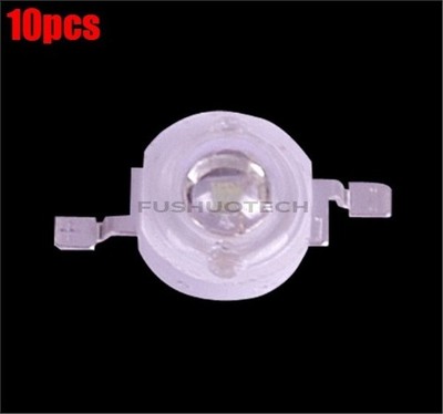 10Pcs Beads 1W Led Chip 60Lm 30Mil Green High Power Led Ic tw *uq