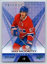 2016-17 Upper Deck Trilogy Rainbow Blue #22 Max Pacioretty 849 (ref 192922)