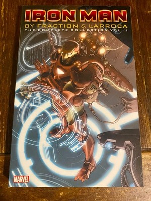 INVINCIBLE IRON MAN COMPLETE FRACTION/LARROCA VOL 1 TP   | VF+ | 2012 MARVEL