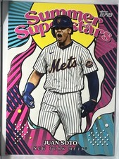 2025 Topps Series 2 Summer Superstars Insert Juan Soto #SS-29 Mets Baseball Card