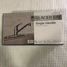 Glacier Bay Single Handle Standard Kitchen Faucet in Stainless Steel NEW