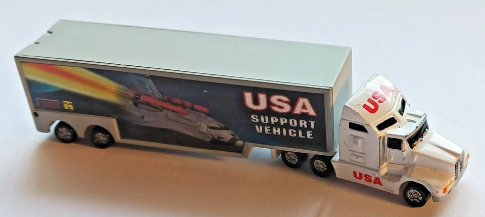 1990-е ARMAGEDDON Фильм Полутрактор Прицеп Транспортное средство Поддержки, Никогда Не Игрался. - Изображение 3 из 4