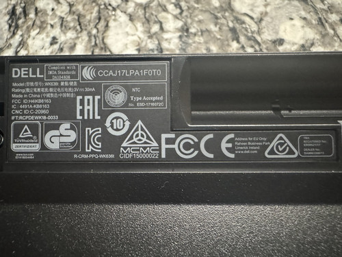 Dell KM636p Wireless Keyboard and Mouse Combo - Black - Picture 10 of 11