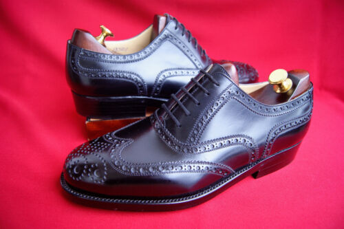 Scarpa Apollo Ascot taglia 7,5 Full Brogue limited edition MTO Ultra Rare. NUOVO - Foto 10 di 12