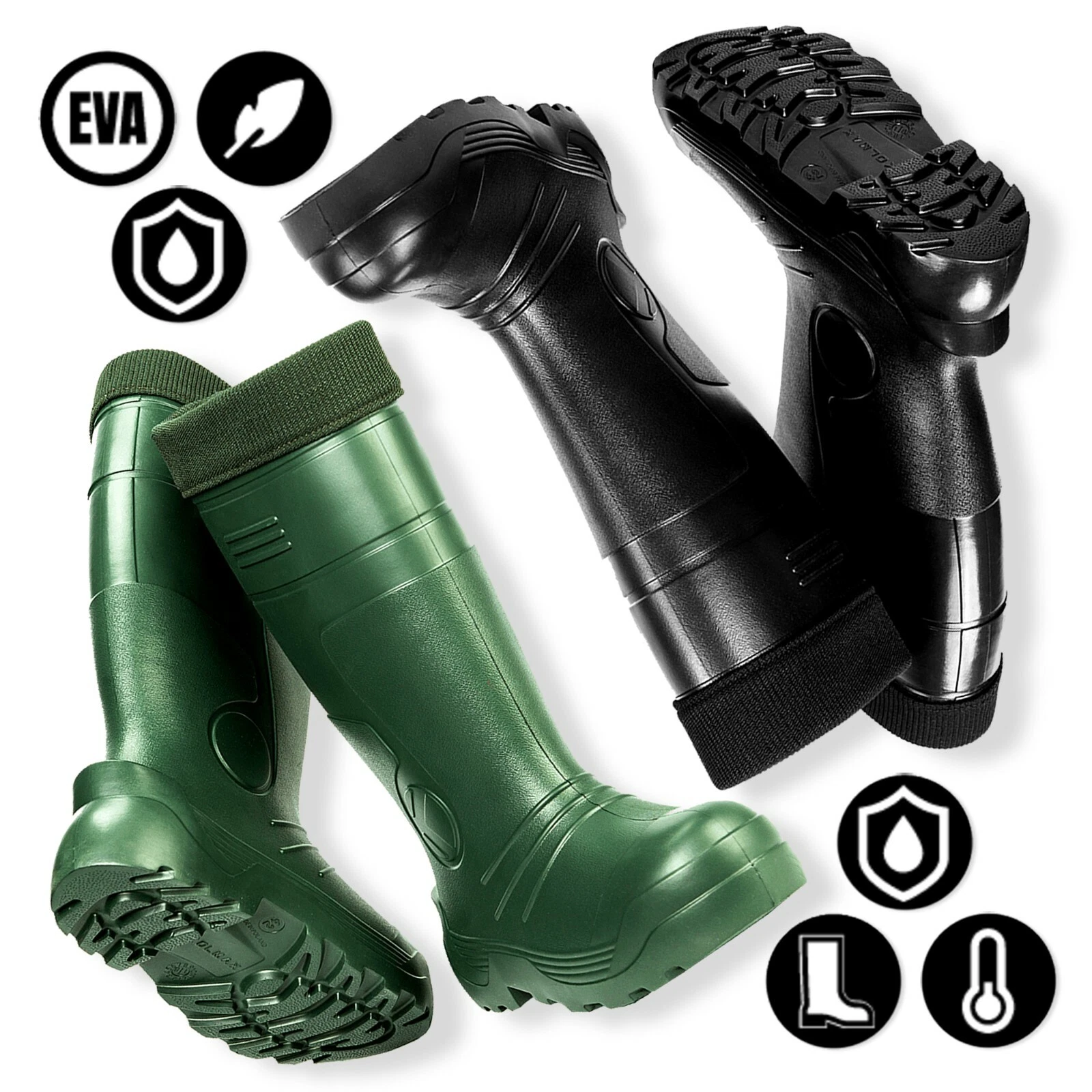 Wellington BOOTS Waterproof Walking Farming Wellies Fishing Voyager Forest -35C
