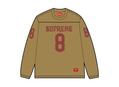Supreme Affiliated L/S Football Top Light Olive | eBay
