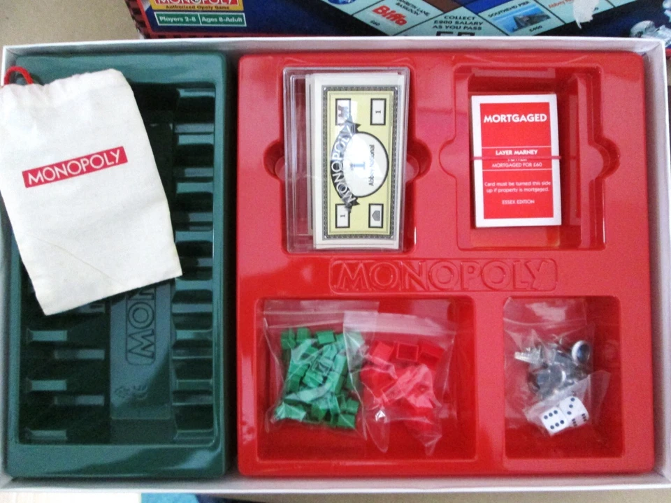 -Monopoly Essex Edition 2001 Limited Edition Game Complete Winning Moves - Image 4 of 4