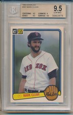 1983 Donruss Mark Clear (#361) (Population of 1) BGS9.5 BGS