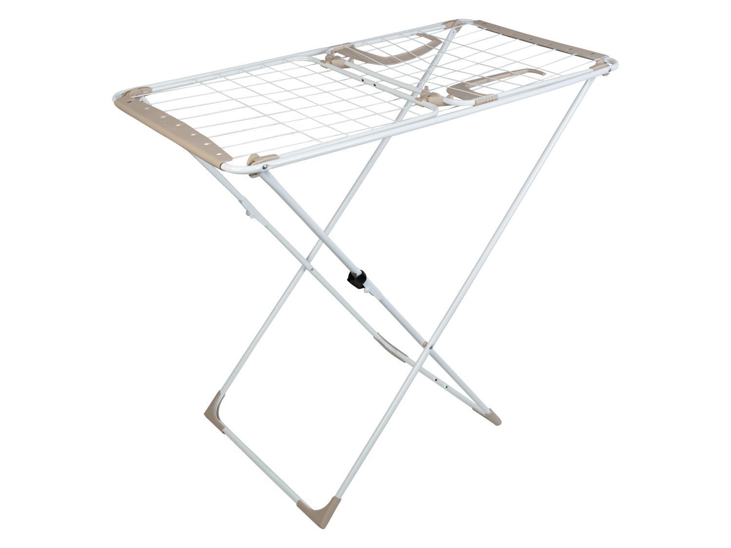 Étendoir à linge 3 en 1 séchoir pliable modulable en acier inoxydable