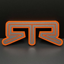 Pair 2 Rtr Fender Emblems Fits Ford Mustang Badge Nameplate Drift Decal