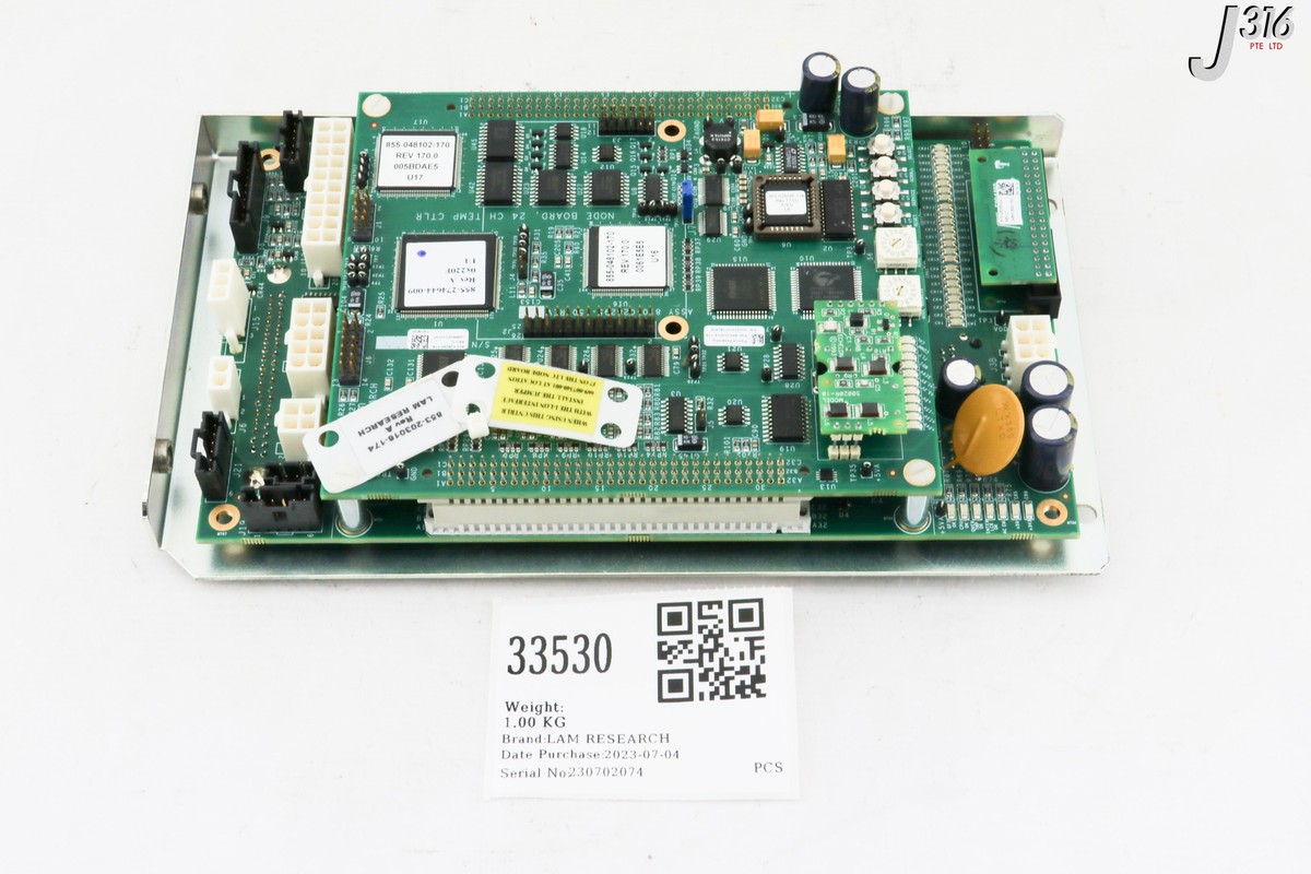①n 33530 LAM RESEARCH PCB ASSY, 24 CH TEMP CTL, 810-028296-174 853