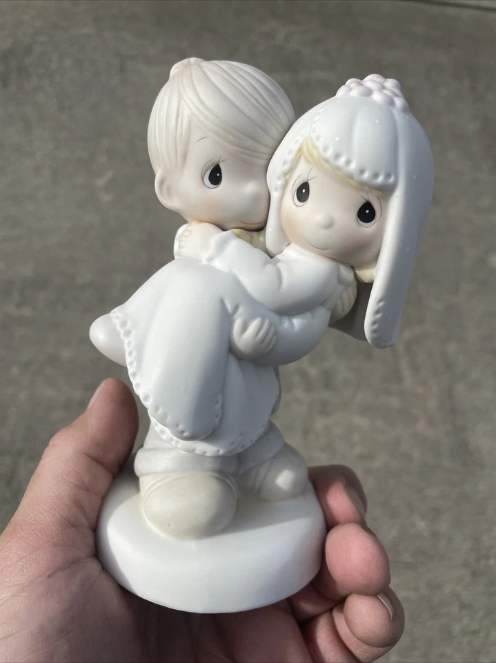 Precious Moments BLESS YOU TWO ADORNO DE PASTEL DE BODA RECUERDO NOVIA NOVIO ❤️BLT7J2 Foto 4 de 4