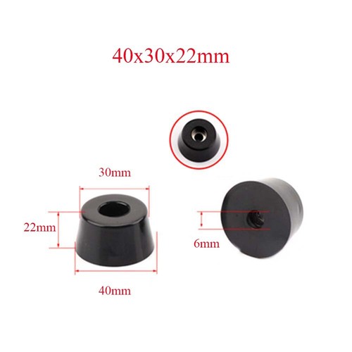 Gummi Möbelfüße Bein Endkappen Pads Gummi Anti Rutsch Bodenschutz 11mm-50mm - Bild 62 von 70