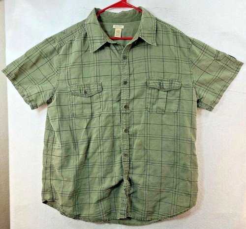 Arizona Jean Co. Mens XL Green Plaid 