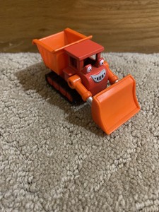 2004-Muck-3-034-Red-Bulldozer-Diecast-Vehicle-Figure-Learning-Curve-Bob-The-Builder