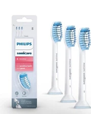 (2) 3-Pack Philips Sonicare HX6053/64 Sensitive Brush Heads. 6 Heads Brand New!!