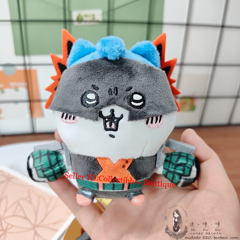 デコガチャ2023 デコガチャ ワイヤーアクキー リョーマ Chiikawa×My Hero Academia Hachiware×Bakugou Katsuki Plush Doll