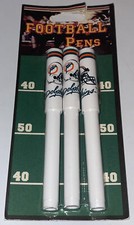 Bolígrafo deportivo de fútbol americano NFL de colección de los Miami Dolphins - Paquete de 3