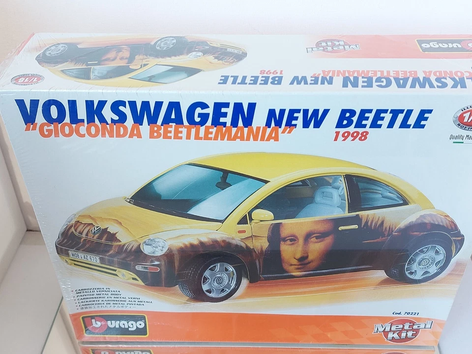 Bburago VW Volkswagen Nuevo Escarabajo Mona Lisa Beetlemania 1998 Burago 1:18... - Imagen 4 de 4