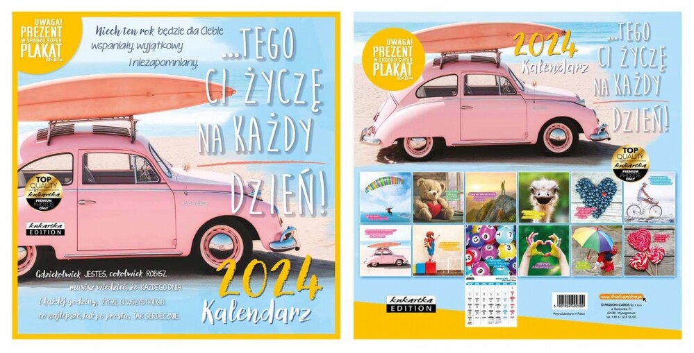 5901924413820 ОТКРЫТКИ Kalendarz Classic Q СТРАСТЬ ЖИЦЕНИИ 3490₽