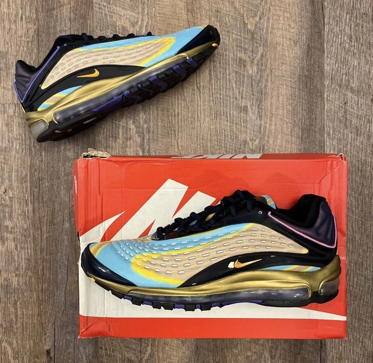 Nike Air Max Deluxe Midnight Navy Laser‎ Orange AJ7831-400 Size 11.5 Pre Owned Nike Air Max Deluxe  main image 2