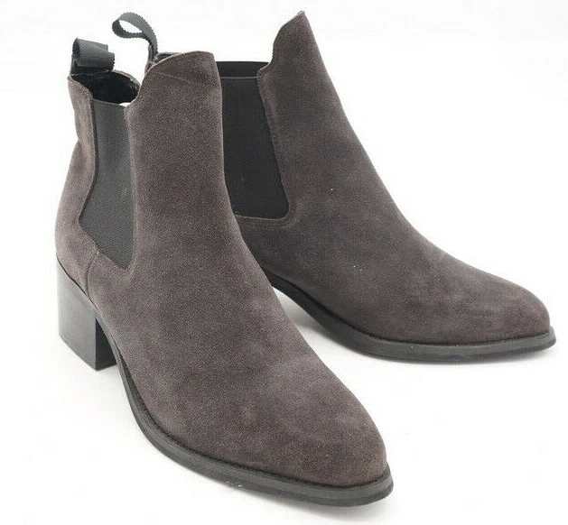 Tony Bianco Womens Suede Pointed Toe Ankle Boots Size 8.5