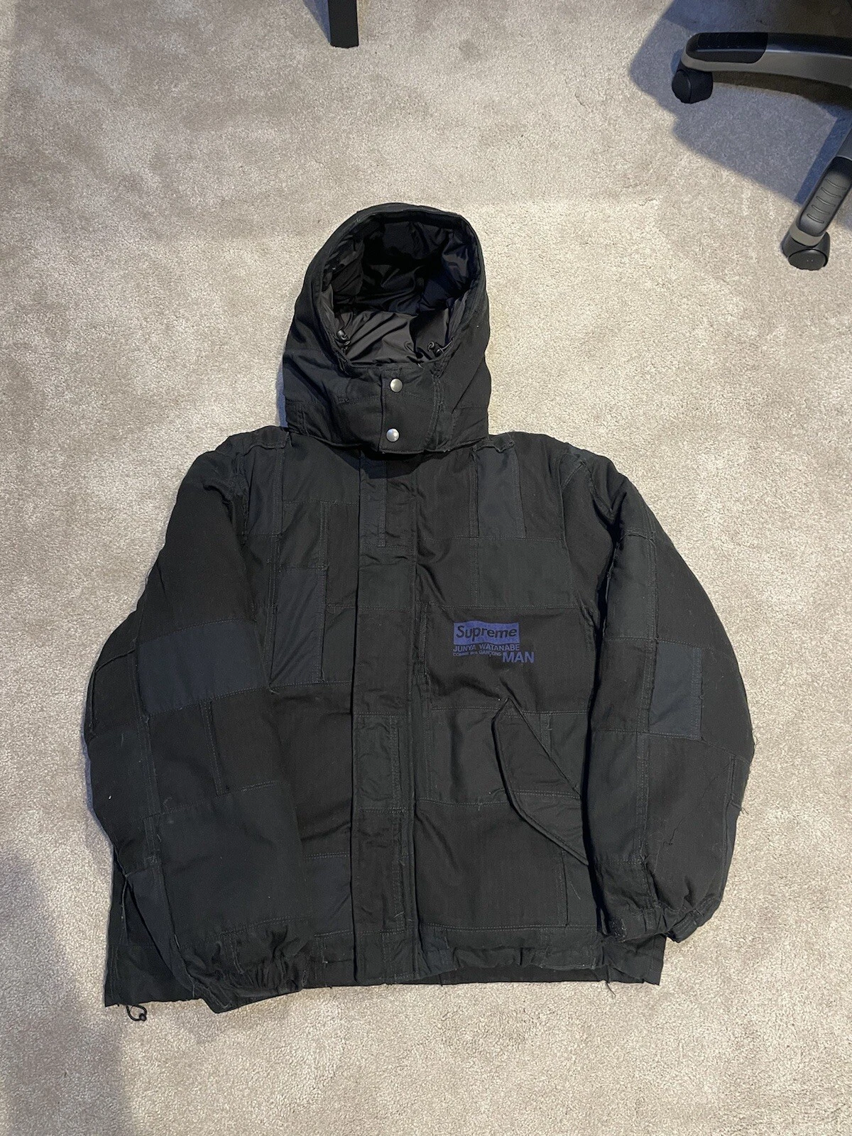 Veste patchwork noire Supreme X Junya Wanatabe RARE
